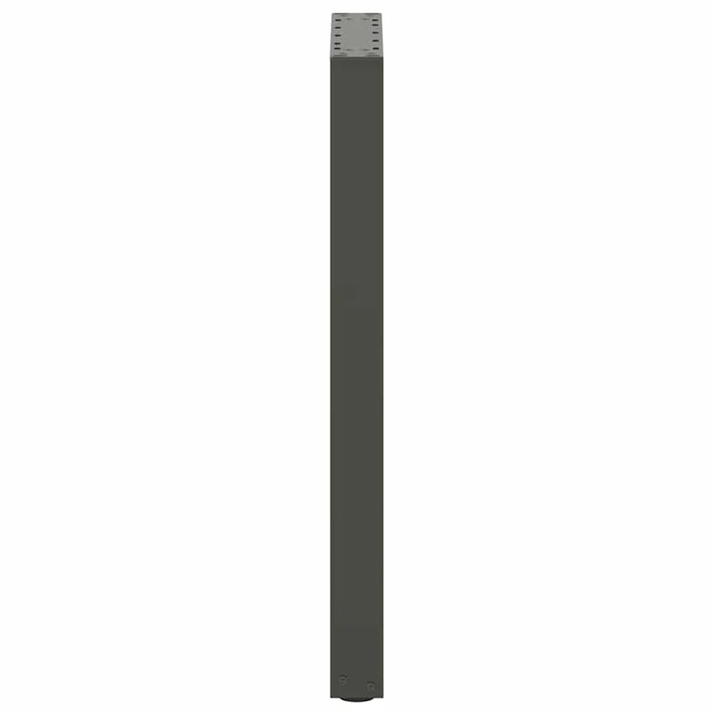 Lot de 2 pieds de table console en U 38 x 72-73 cm avec niveleurs réglables design moderne en acier anthracite 02_0057414