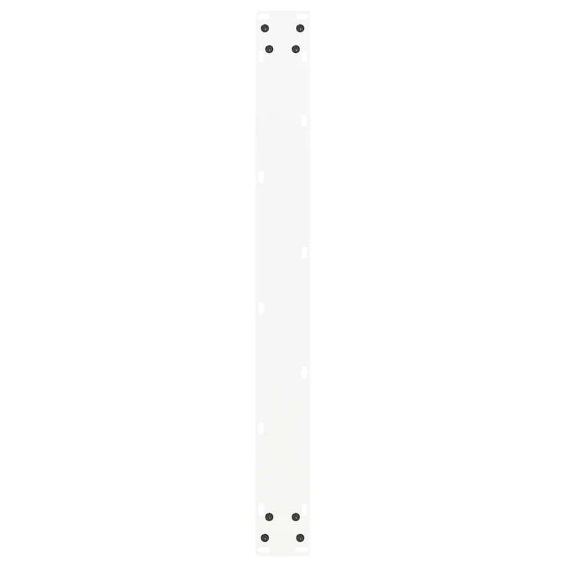 Lot de 2 pieds de table à manger en U 80 x 72 cm réglables design moderne en acier blanc 02_0057429