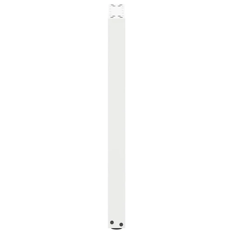 Lot de 2 pieds de table console en U 38 x 72 cm avec niveleurs réglables style moderne en acier blanc 02_0057413