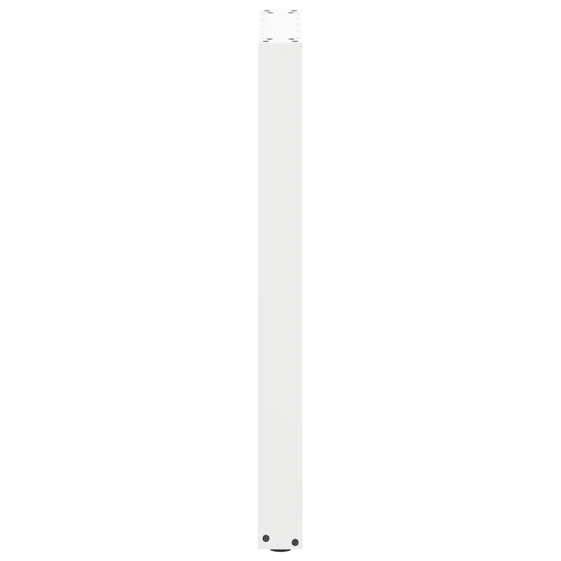 Lot de 2 pieds de table de bar en U réglables 40 x 90 x 91 cm design moderne en acier blanc 02_0057457
