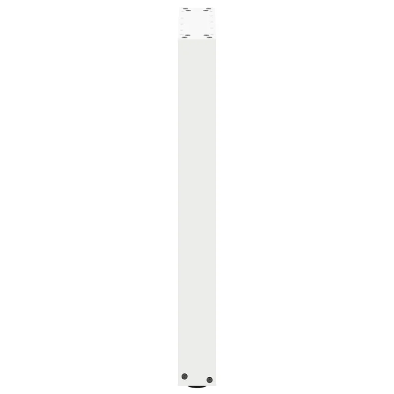Lot de 2 pieds de table à manger en U 50 x 73 cm robustes modernes ajustables en acier blanc 02_0057417
