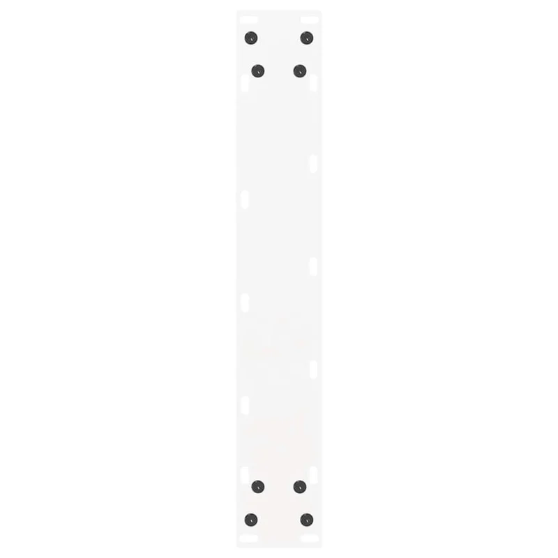 Lot de 2 pieds de table à manger en U 50 x 73 cm robustes modernes ajustables en acier blanc 02_0057417