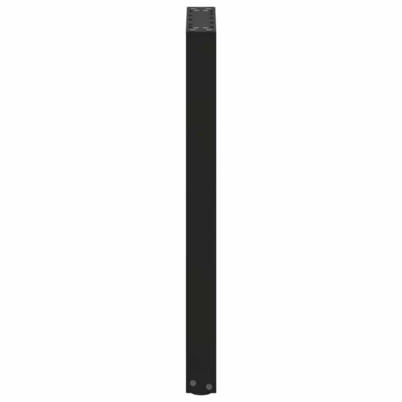 Lot de 2 pieds de table console en U 38 x 73 cm avec niveleurs réglables design moderne en acier noir 02_0057412