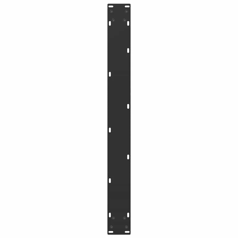 Lot de 2 pieds de table à manger en U réglables 90 x 72-73 cm style moderne en acier noir 02_0057432