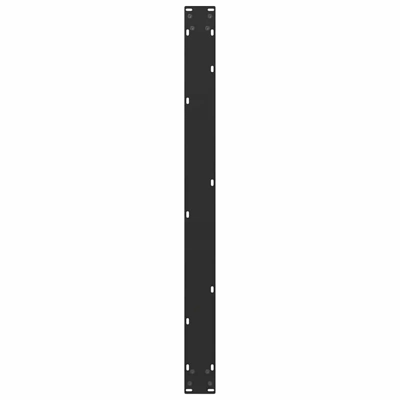 Lot de 3 pieds de table à manger en U 100 x 72-73 cm robustes modernes réglables en acier noir 02_0057452