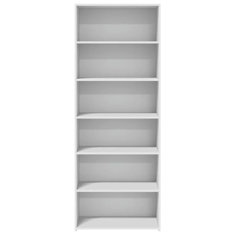 Buffet bahut commode armoire meuble de rangement organisateur cuisine salle de séjour salon haut 70 x 41 x 185 cm bois d'ingénierie blanc 02_0032764