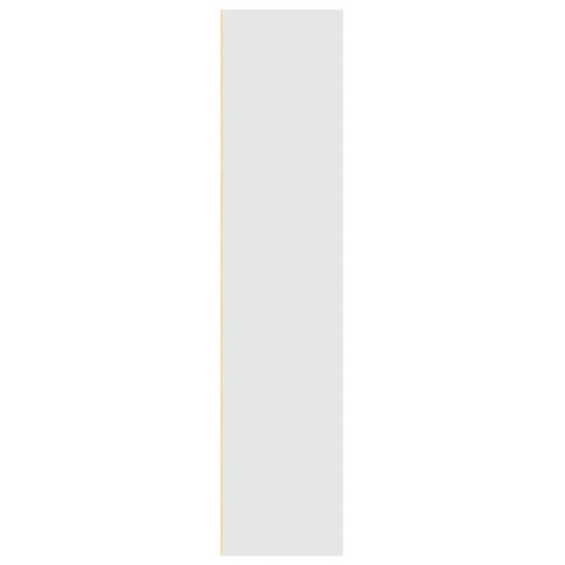 Buffet bahut commode armoire meuble de rangement organisateur cuisine salle de séjour salon haut 70 x 41 x 185 cm bois d'ingénierie blanc 02_0032764