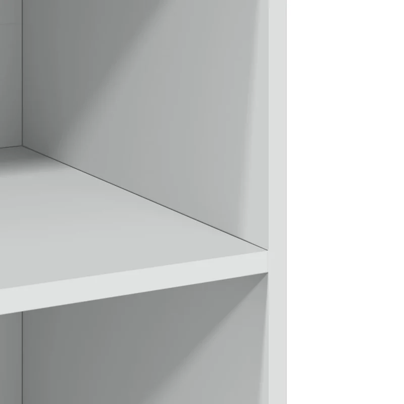 Buffet bahut commode armoire meuble de rangement organisateur cuisine salle de séjour salon haut 70 x 41 x 185 cm bois d'ingénierie blanc 02_0032764