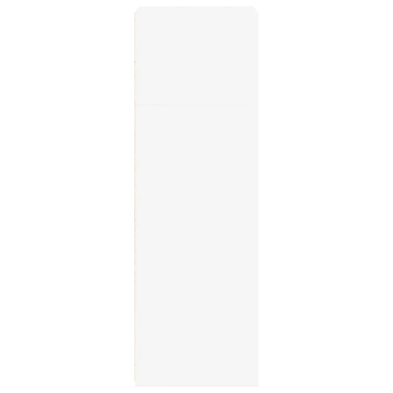Buffet bahut commode armoire meuble de rangement organisateur cuisine salle de séjour salon haut 45 x 41 x 124 cm bois d'ingénierie blanc 02_0032453