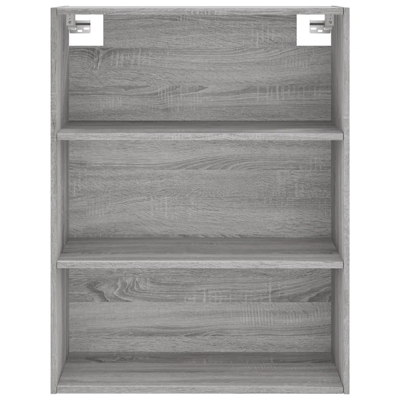 Buffet bahut commode armoire meuble de rangement organisateur cuisine salle de séjour salon haut sonoma 69,5 x 34 x 180 cm bois d'ingénierie gris 02_0035424