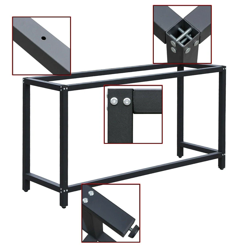 Châssis fixe établi 150 cm armature établi table travail atelier support 16_0002152