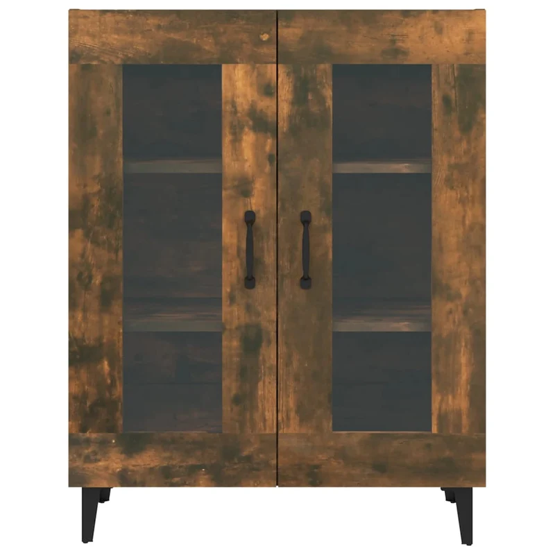 Buffet bahut commode armoire meuble de rangement organisateur cuisine salle de séjour salon 69,5 x 34 x 90 cm bois d'ingénierie marron 02_0031025