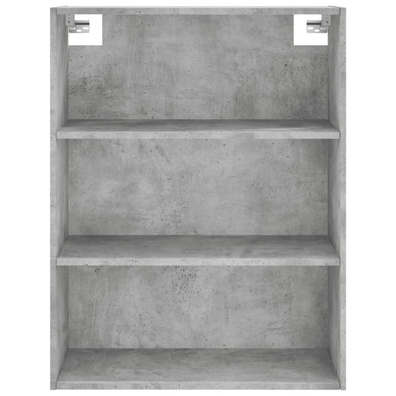 Buffet bahut commode armoire meuble de rangement organisateur cuisine salle de séjour salon haut 69,5 x 34 x 180 cm bois d'ingénierie gris 02_0034501