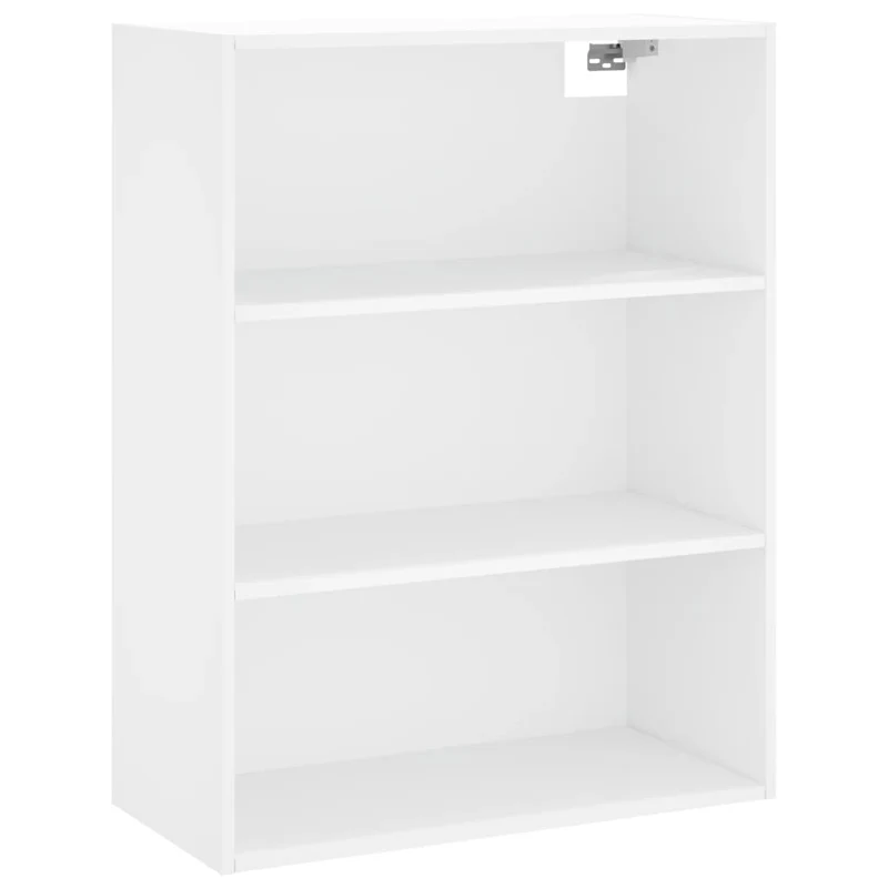 Buffet bahut commode armoire meuble de rangement organisateur cuisine salle de séjour salon haut 69,5 x 34 x 180 cm bois d'ingénierie blanc 02_0032742
