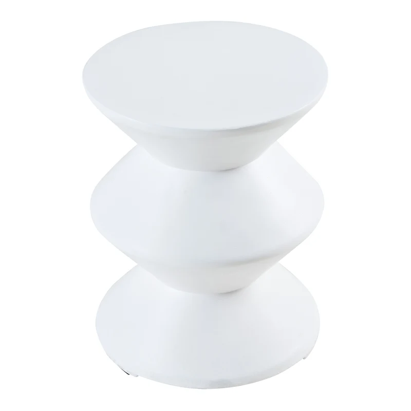 Table d'appoint 47 x 37 cm blanc 03_0010919