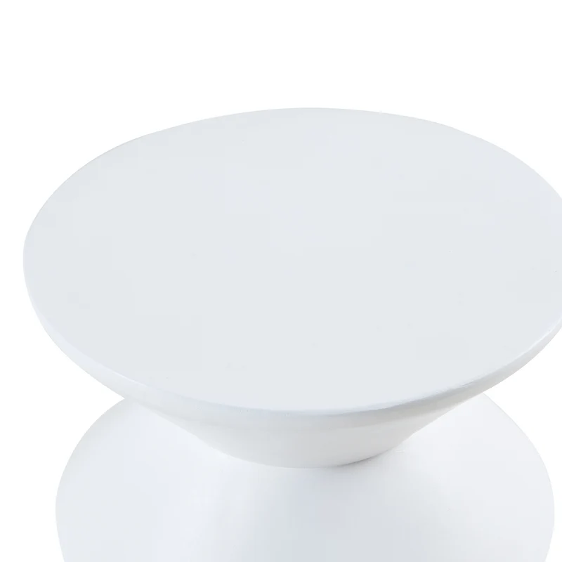 Table d'appoint 47 x 37 cm blanc 03_0010919