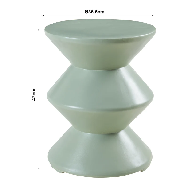 Table d'appoint 47 x 37 cm vert menthe 03_0010922