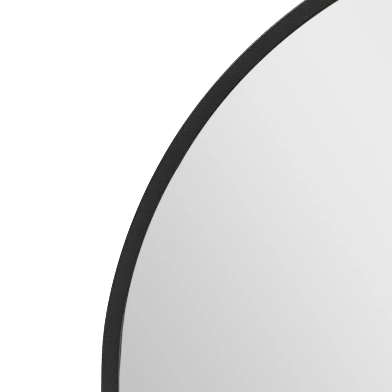 Miroir mural elliptique 40 x 80 cm noir 03_0007899