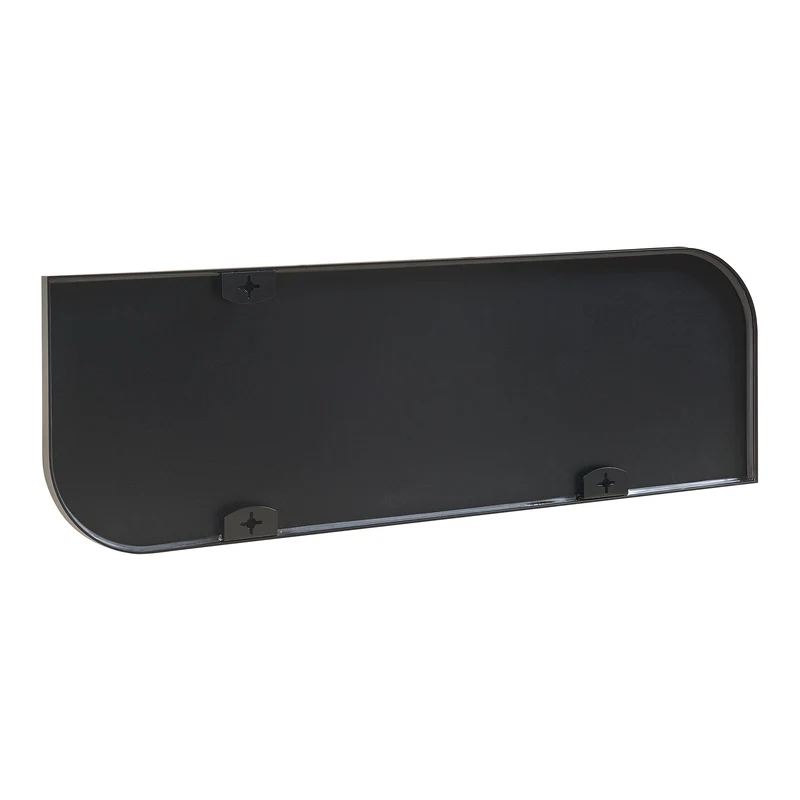 Miroir décoration moderne design mural 120 x 40 cm noir 03_0010189