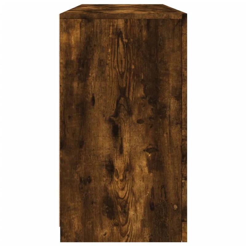 Buffet bahut commode armoire meuble de rangement organisateur cuisine salle de séjour salon avec lumières LED 142,5 x 37 x 67 cm marron 02_0029870