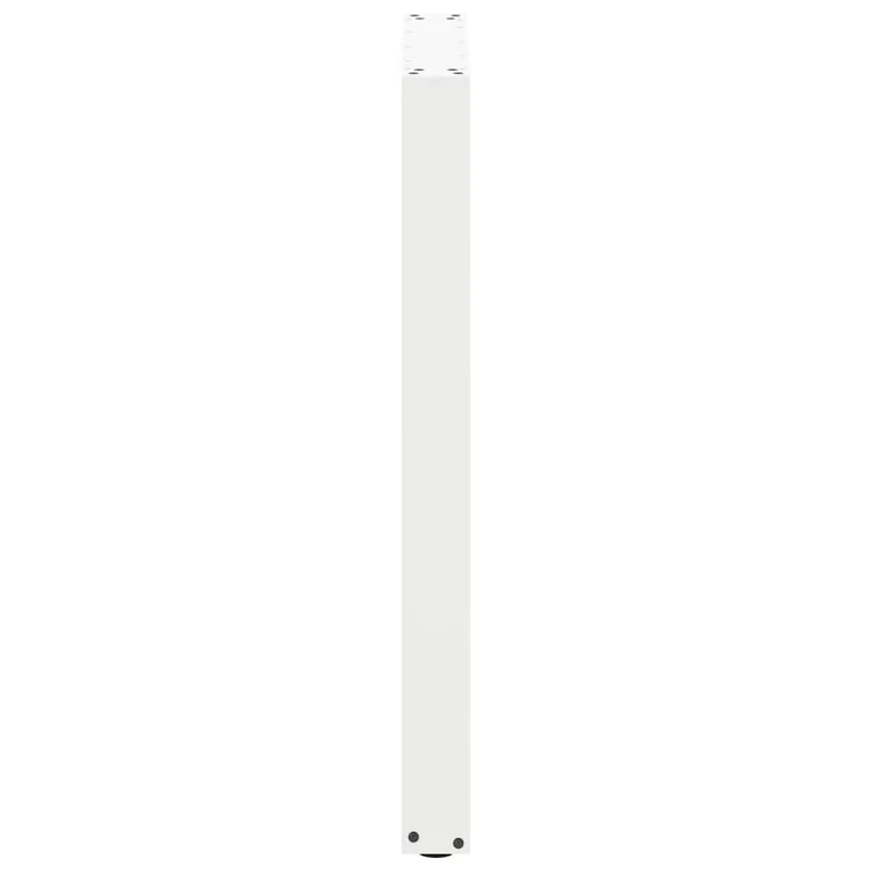Lot de 2 pieds de table de bar en U 60 x 90 cm design moderne avec niveleurs réglables en acier blanc 02_0057465