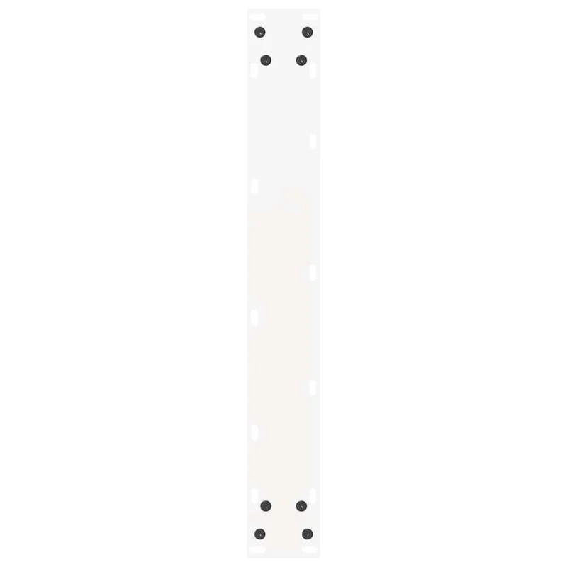 Lot de 2 pieds de table de bar en U 60 x 90 cm design moderne avec niveleurs réglables en acier blanc 02_0057465