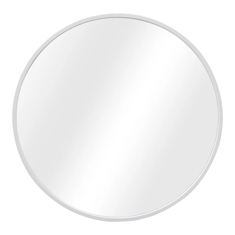 Miroir mural rond diamètre 60 cm blanc 03_0007920