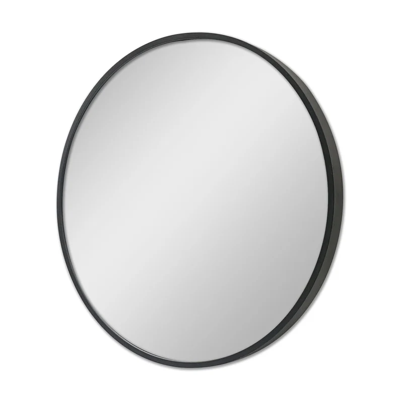 Miroir mural rond diamètre 40 cm noir 03_0007914