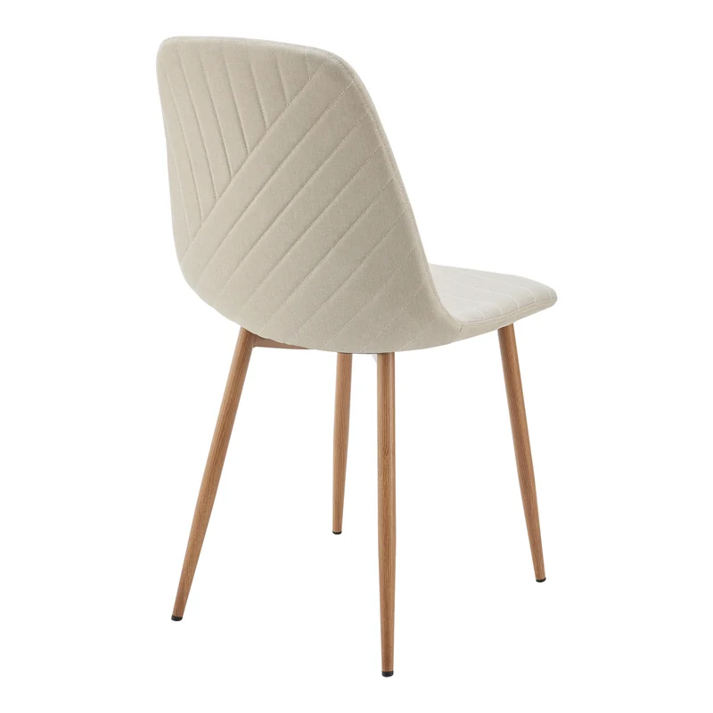 Lot de 4 chaises de salle à manger 88 x 44 x 55 cm moderne design robuste beige 03_0009839