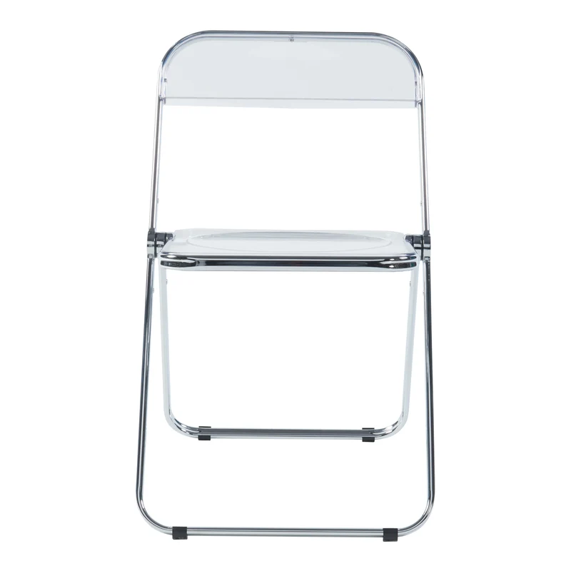 Lot de 4 chaises pliantes 74 x 46 x 47 cm transparent 03_0009852