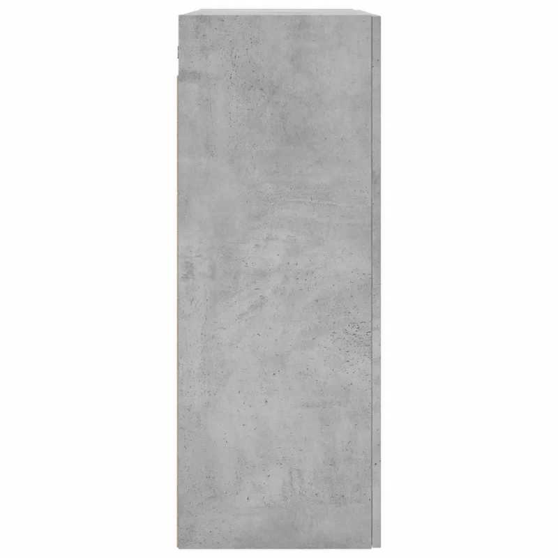 Armoire murale moderne fonctionnelle rangement 69,5 x 34 x 90 cm en bois gris béton 02_0049292