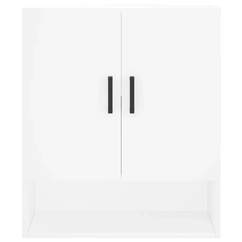 Armoire murale design moderne espace de rangement 60 x 31 x 70 cm en bois d'ingénierie blanc 02_0048765