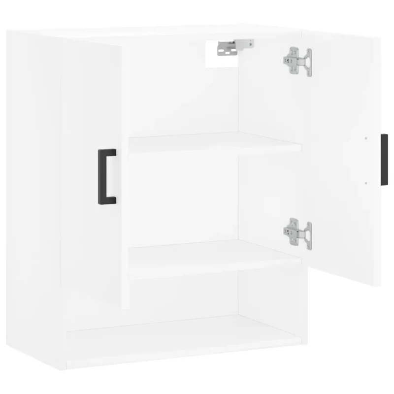 Armoire murale design moderne espace de rangement 60 x 31 x 70 cm en bois d'ingénierie blanc 02_0048765
