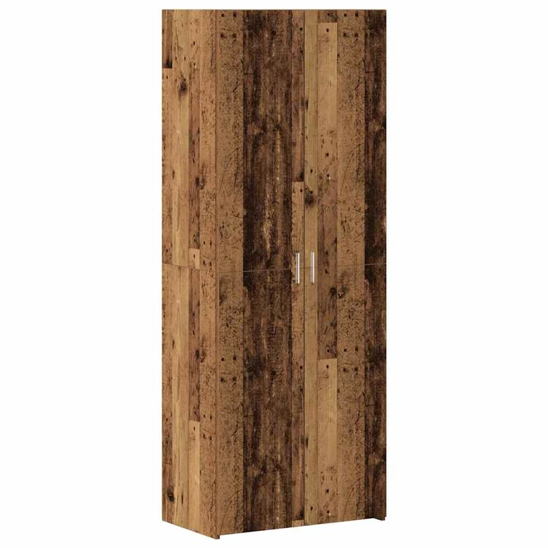 Armoire de rangement 3 pcs intérieure fonctionnelle spacieuse 70 x 42,5 x 225 cm en bois d'ingénierie bois ancien 02_0056002