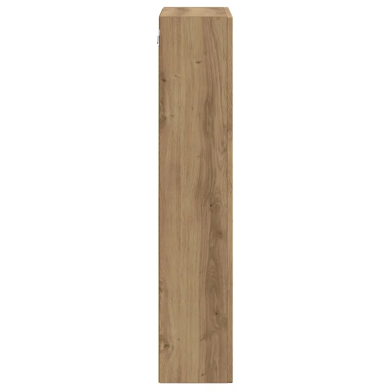 Armoire suspendue moderne avec étagères 59 x 20 x 100 cm pour rangement pratique en bois d'ingénierie chêne artisanal 02_0054799