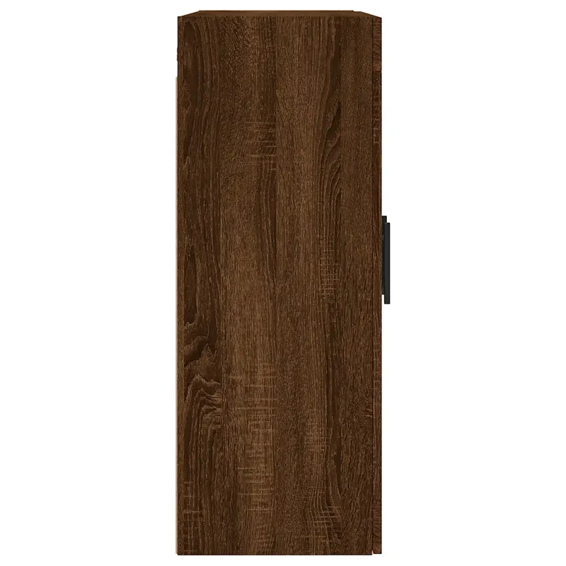 Armoire murale élégante grande capacité rangement 69 x 34 x 90 cm en bois d'ingénierie chêne marron 02_0048646
