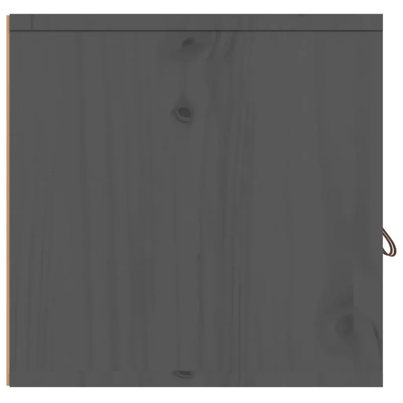 Armoire murale 80 x 30 x 30 cm espace ample de rangement style rustique en bois de pin gris 02_0048386