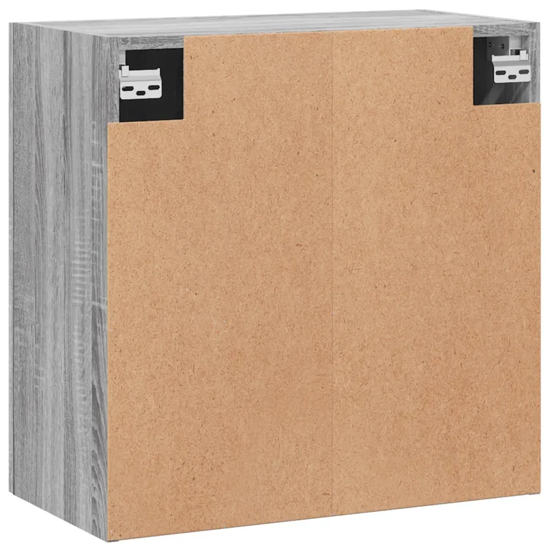 Armoire murale sonoma gris 60 x 31 x 60 cm espace de rangement mural pratique design moderne en bois d'ingénierie gris 02_0048825