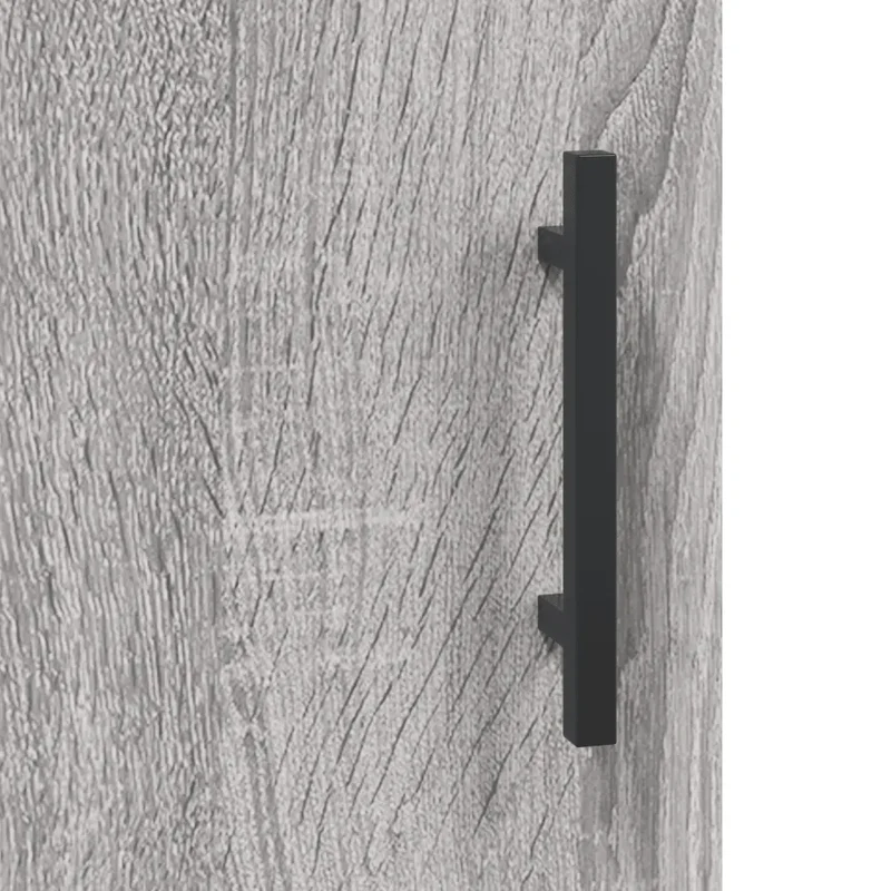 Armoire murale sonoma gris 60 x 31 x 60 cm espace de rangement mural pratique design moderne en bois d'ingénierie gris 02_0048825