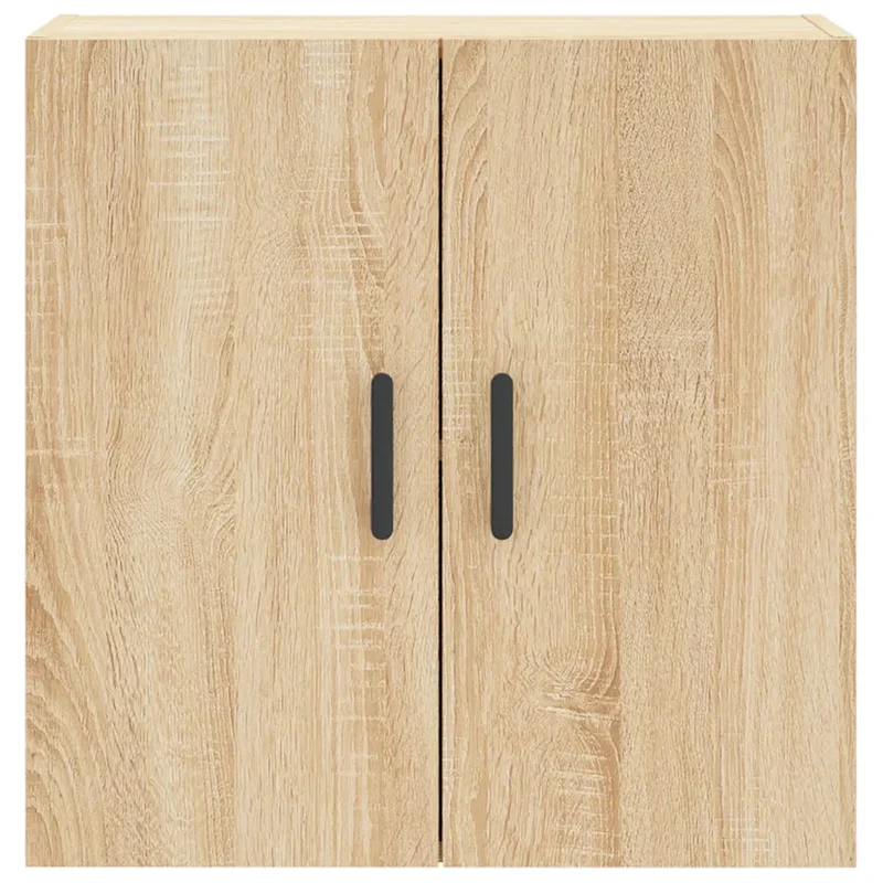 Armoire murale moderne chêne sonoma 60 x 31 x 60 cm espace de rangement pratique design épuré en bois d'ingénierie beige 02_0048810