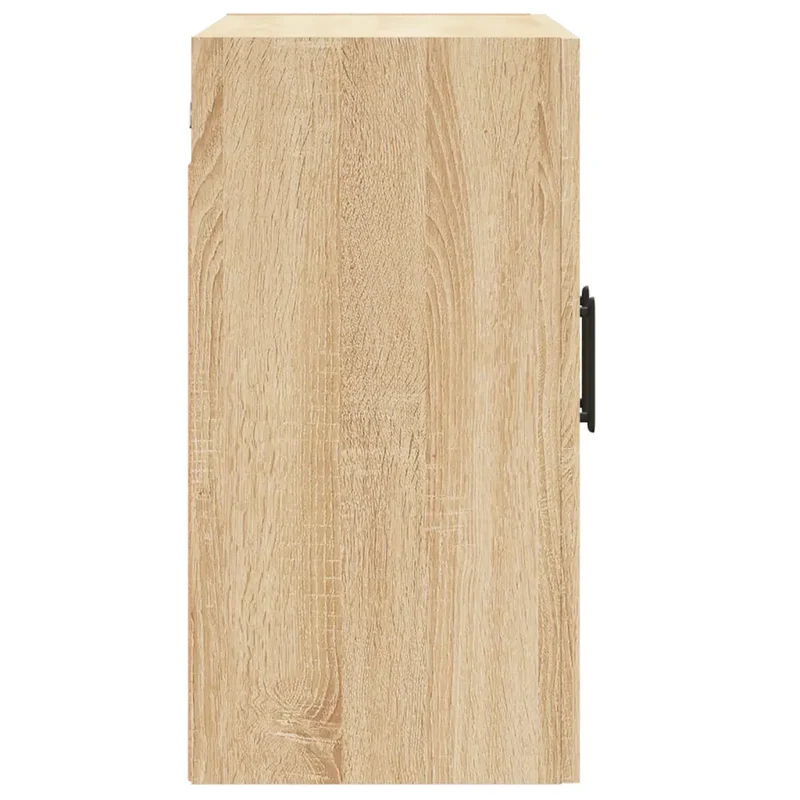 Armoire murale moderne chêne sonoma 60 x 31 x 60 cm espace de rangement pratique design épuré en bois d'ingénierie beige 02_0048810