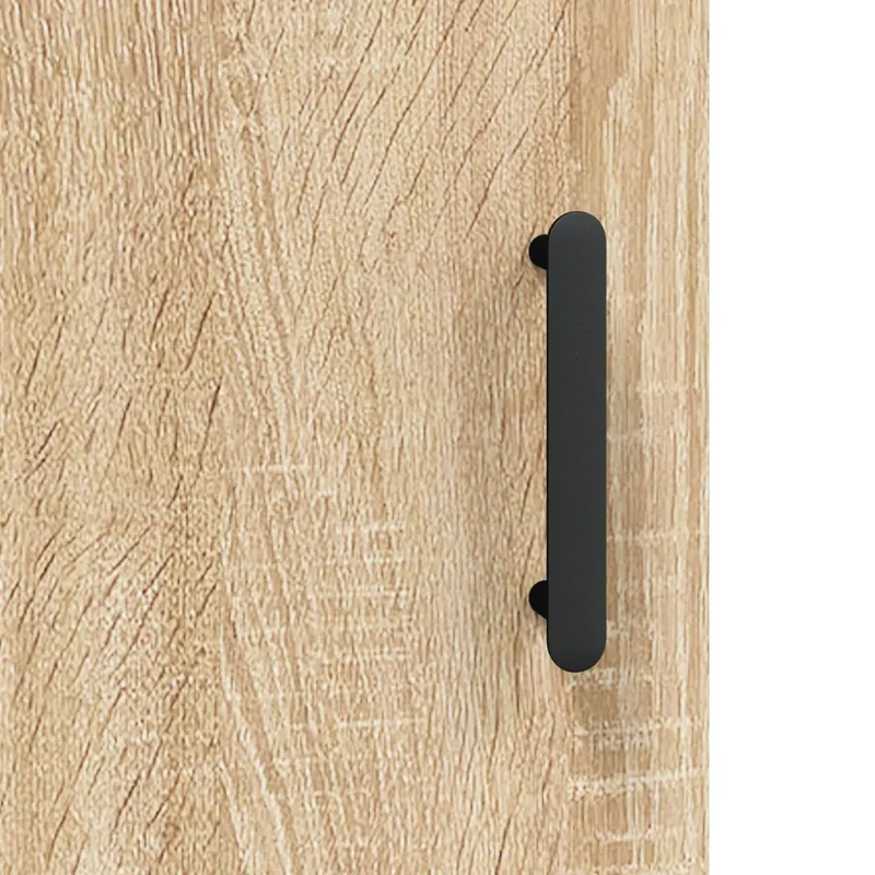 Armoire murale moderne chêne sonoma 60 x 31 x 60 cm espace de rangement pratique design épuré en bois d'ingénierie beige 02_0048810