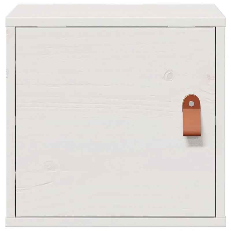 Lot de 2 armoires murales rangement flexible 31,5 x 30 x 30 cm en bois de pin blanc 02_0048364