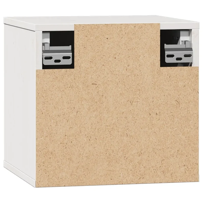 Lot de 2 armoires murales rangement flexible 31,5 x 30 x 30 cm en bois de pin blanc 02_0048364