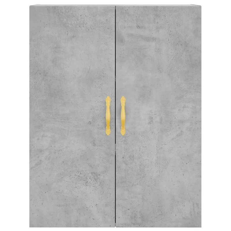 Armoire murale rangement pratique 69,5 x 34 x 90 cm en bois d'ingénierie gris béton 02_0048573