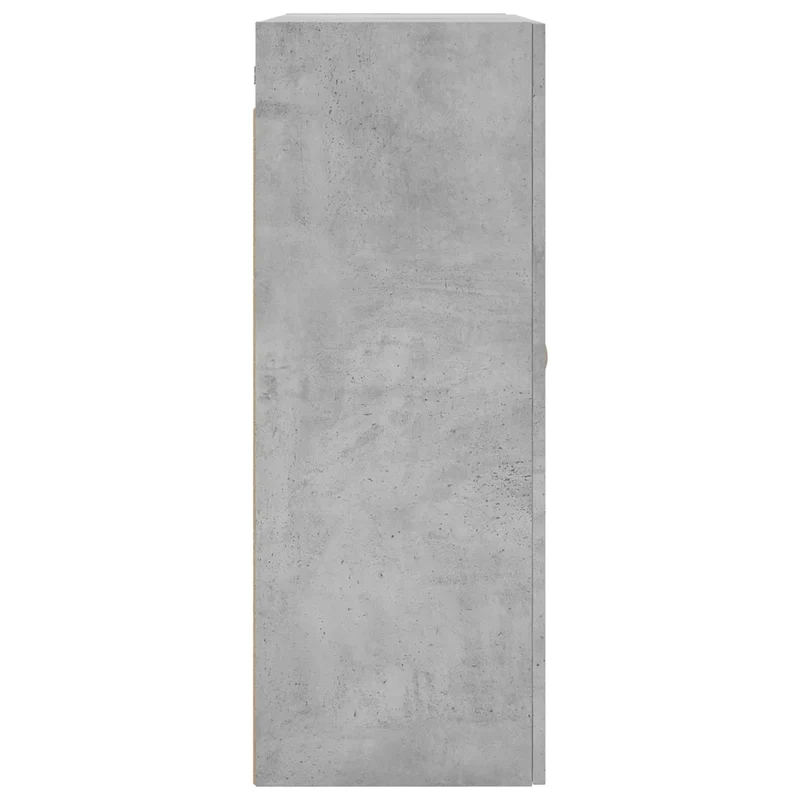 Armoire murale rangement pratique 69,5 x 34 x 90 cm en bois d'ingénierie gris béton 02_0048573