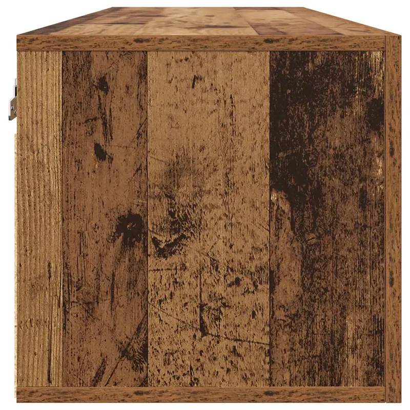 Armoire murale moderne rangement 100 x 36,5 x 35 cm en bois d'ingénierie bois ancien 02_0052503