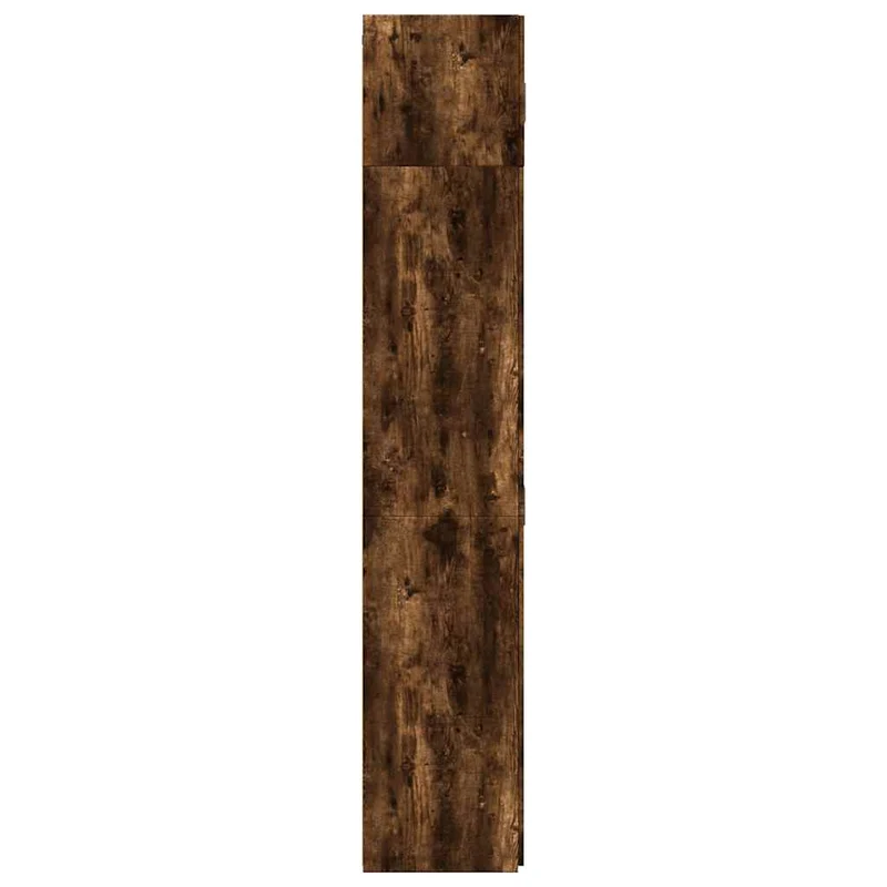 Armoire de rangement haute en bois d'ingénierie 70 x 42,5 x 225 cm économie d'espace style contemporain en bois chêne fumé 02_0055584