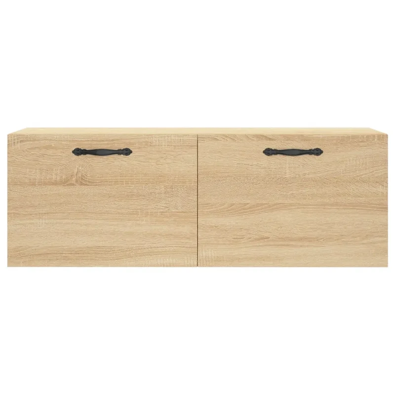 Armoire murale en bois d'ingénierie 100 x 36,5 x 35 cm pratique et esthétique style moderne en bois d'ingénierie chêne sonoma 02_0048884