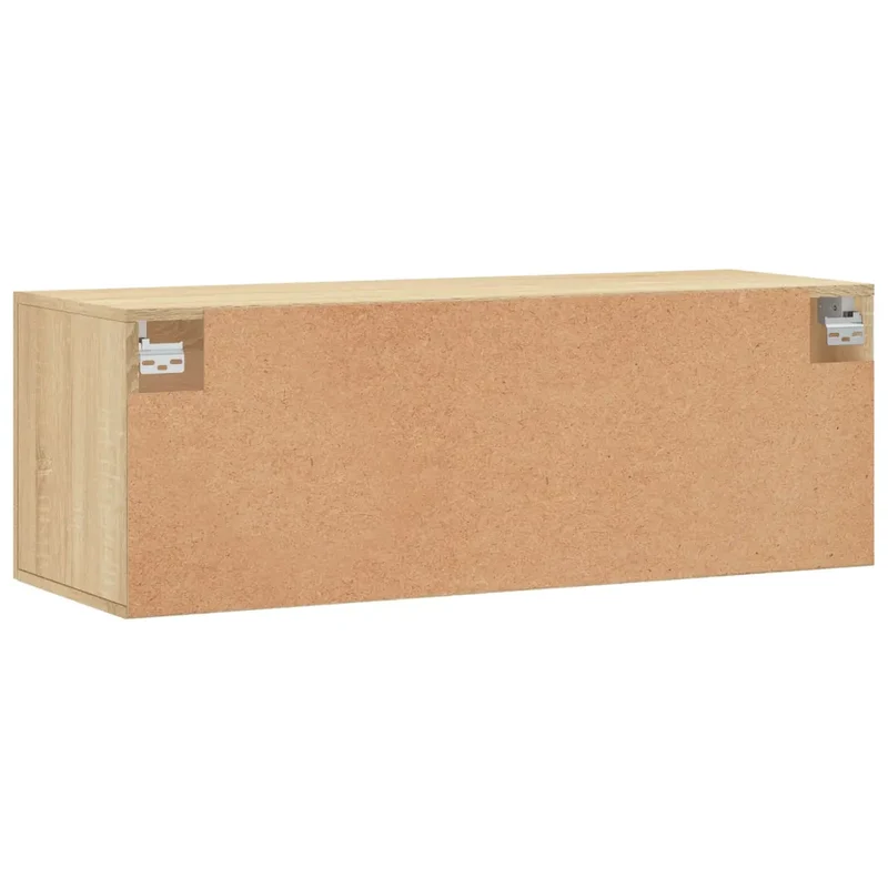 Armoire murale en bois d'ingénierie 100 x 36,5 x 35 cm pratique et esthétique style moderne en bois d'ingénierie chêne sonoma 02_0048884